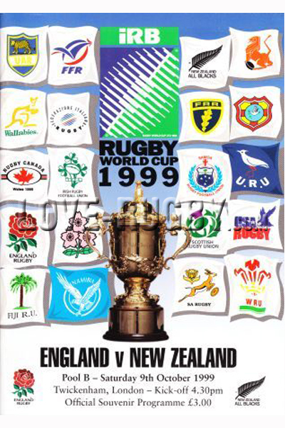 England New Zealand 1999 memorabilia